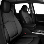 front seat interior of a car
