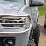 front of a truck